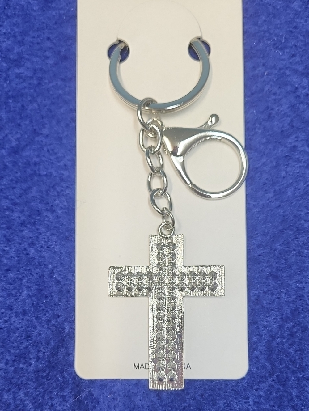 Silver Cross Keychain! - Picture 2 of 2